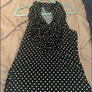 Black and White polka dots blouse